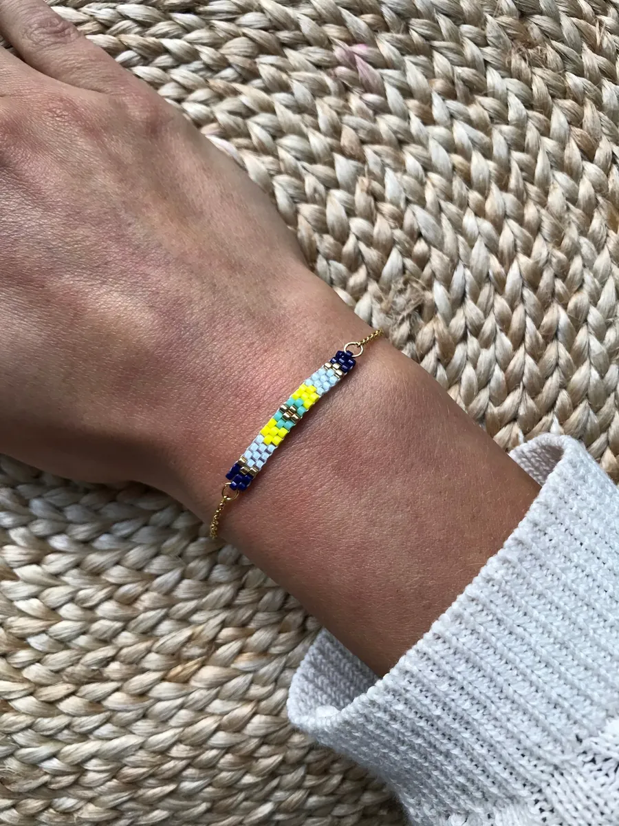 Bracelet perles Manon Doré — Atelier Miyuki