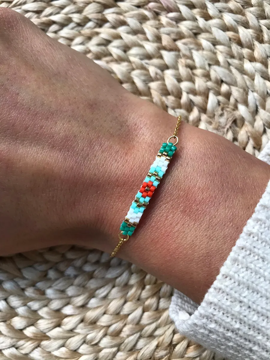 Bracelet perles Juliette Doré — Atelier Miyuki