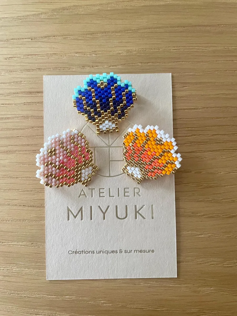 Broche Coquillage — Atelier Miyuki