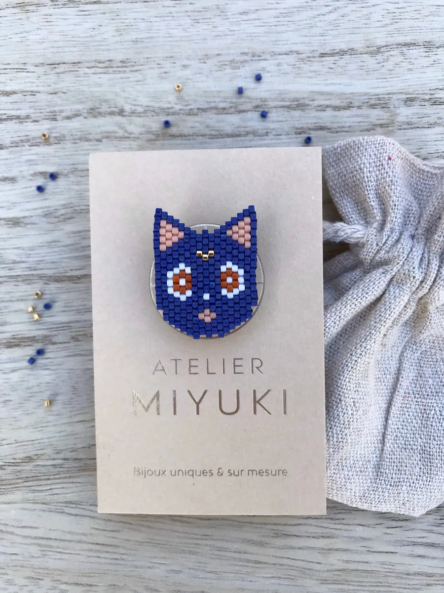 Broche Chat Luna Sailor Moon — Atelier Miyuki