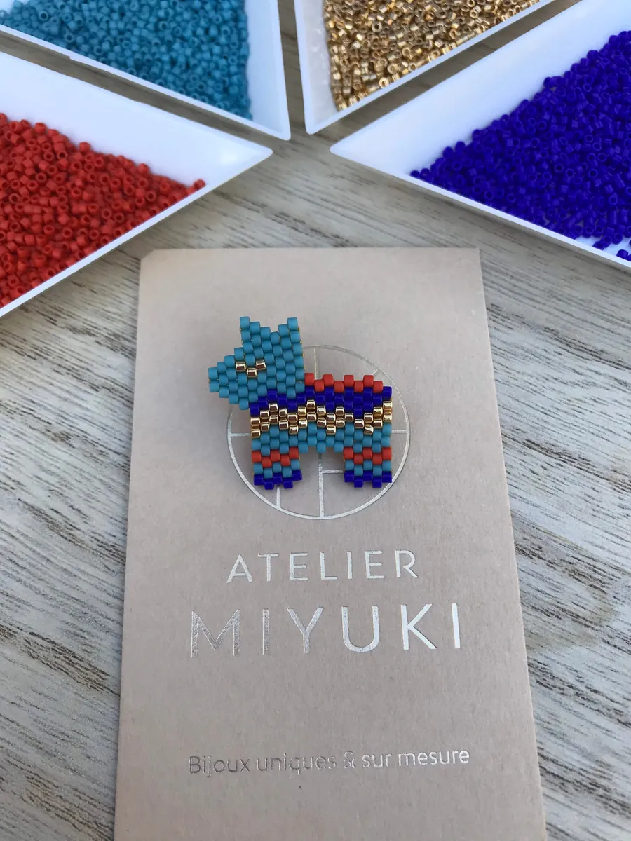 Broche mini Piñata / cheval — Atelier Miyuki